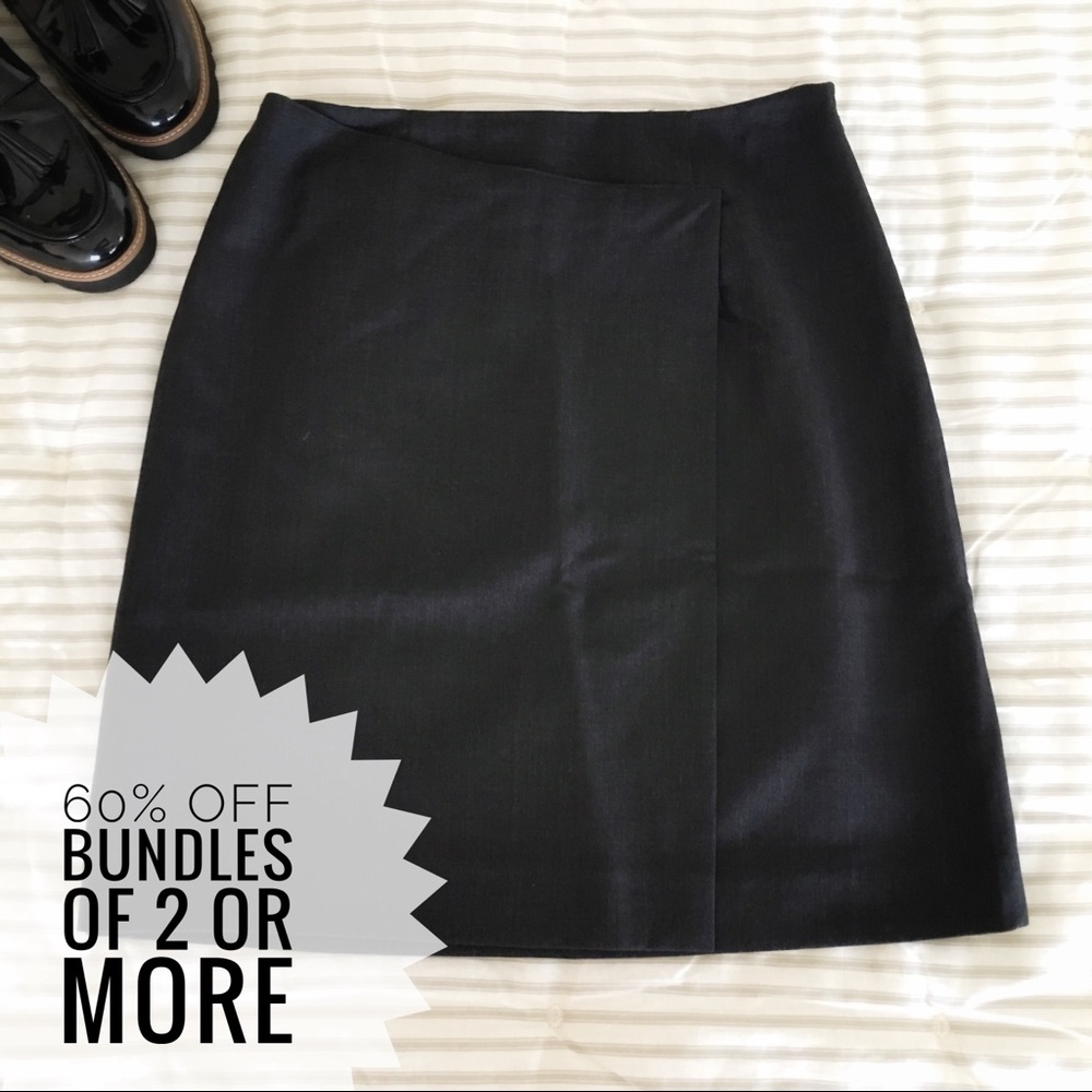 Caché • wrap work pencil skirt